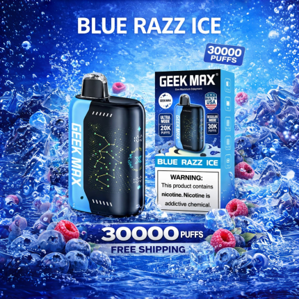 T68 (30,000 puffs) - Blue Razz Ice