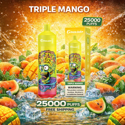 T08 (25,000 puffs) - Triple Mango