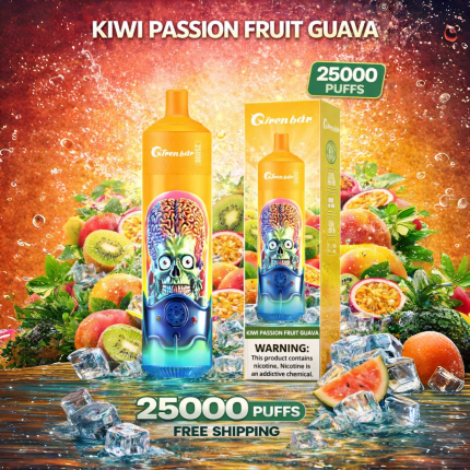 T08 (25,000 puffs) - Kiwi Passionfruit Guava