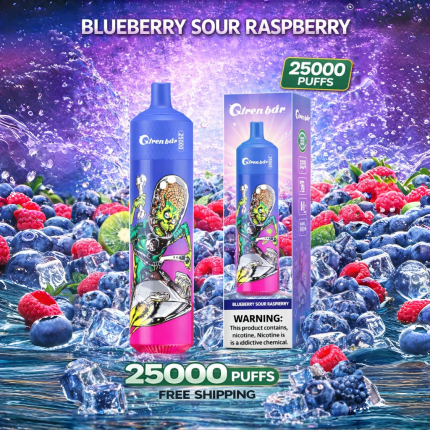T08 (25,000 puffs) - Blueberry Sour Raspberry
